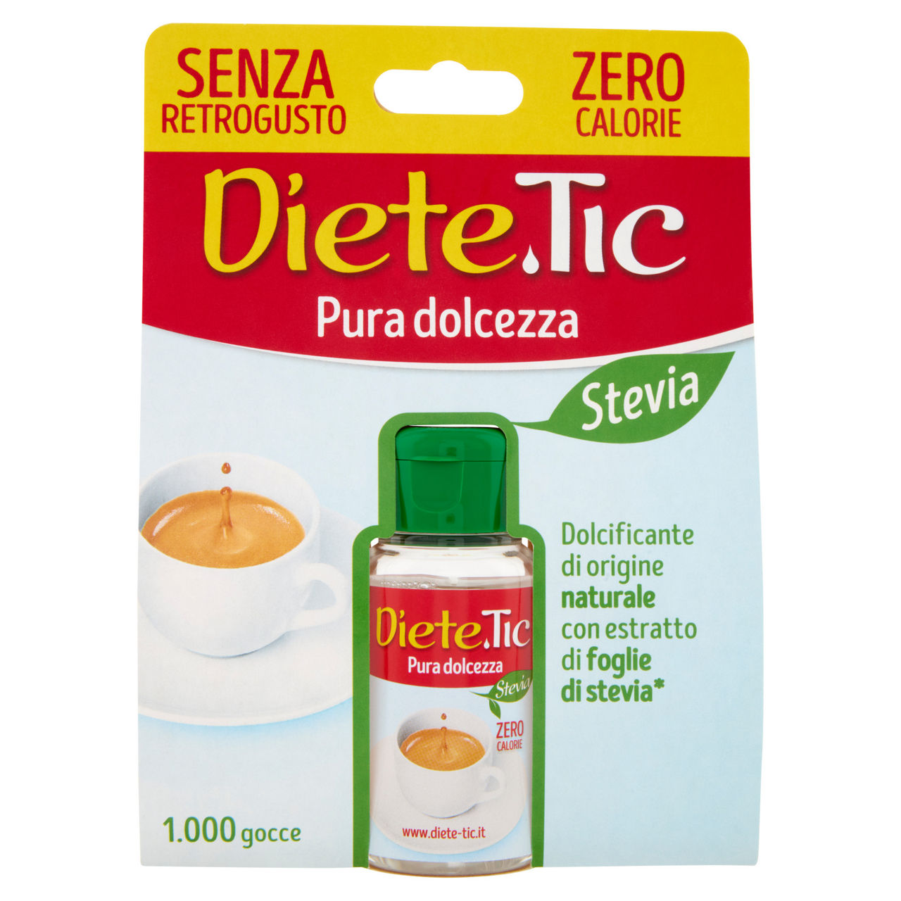 Dolcificante con stevia liquido 50 ml - Immagine 01