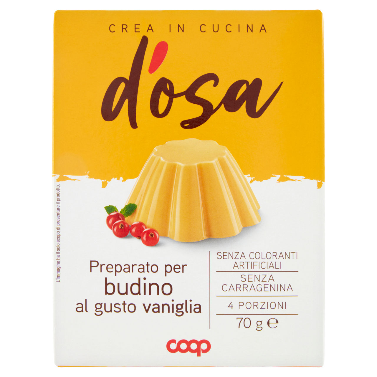 Preparato per budino alla vaniglia 70 gr - Immagine 01
