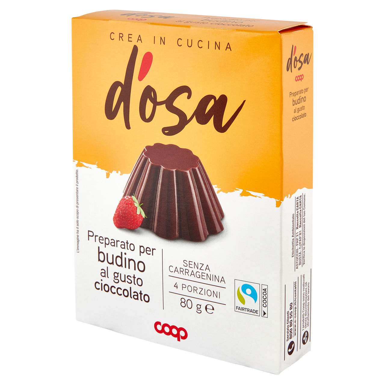 Preparato per budino al cioccolato fondente 90 gr - Immagine 21