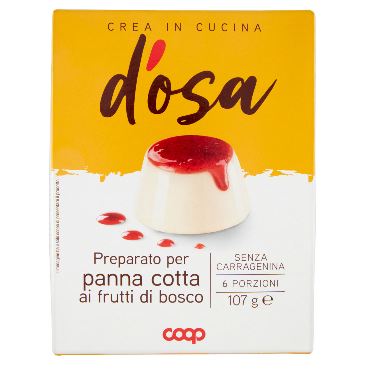 Preparato per panna cotta ai frutti di bosco 107 gr - Immagine 01