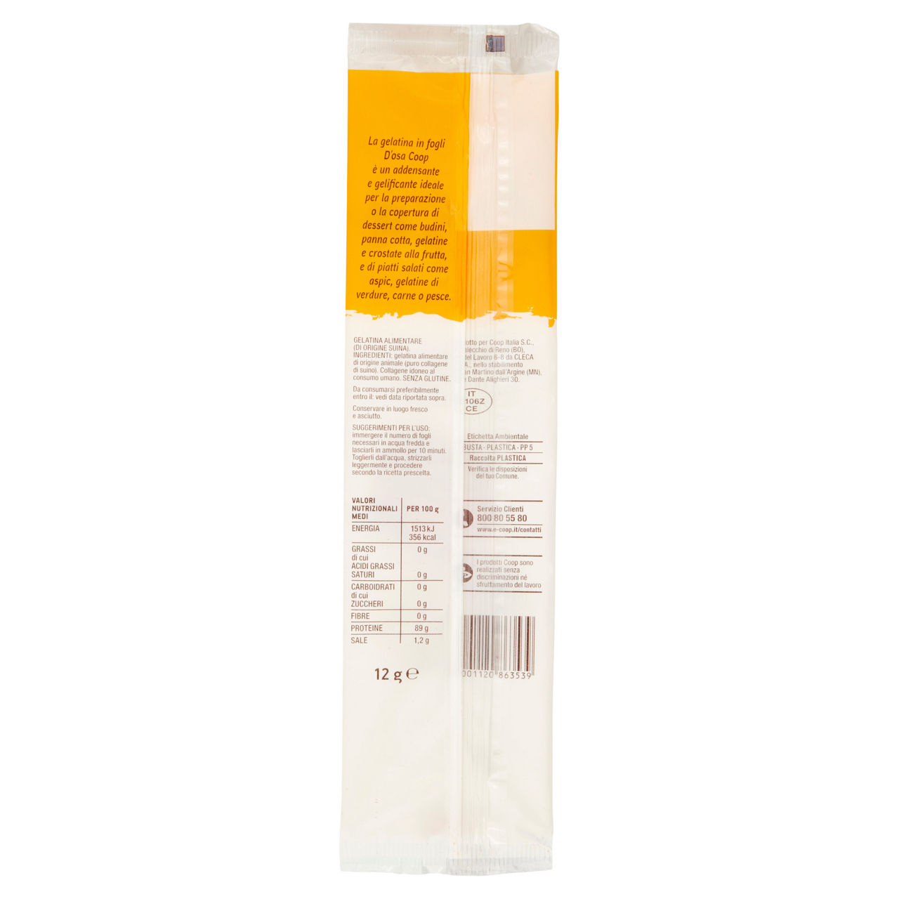 Gelatina in fogli 12 gr - Immagine 21