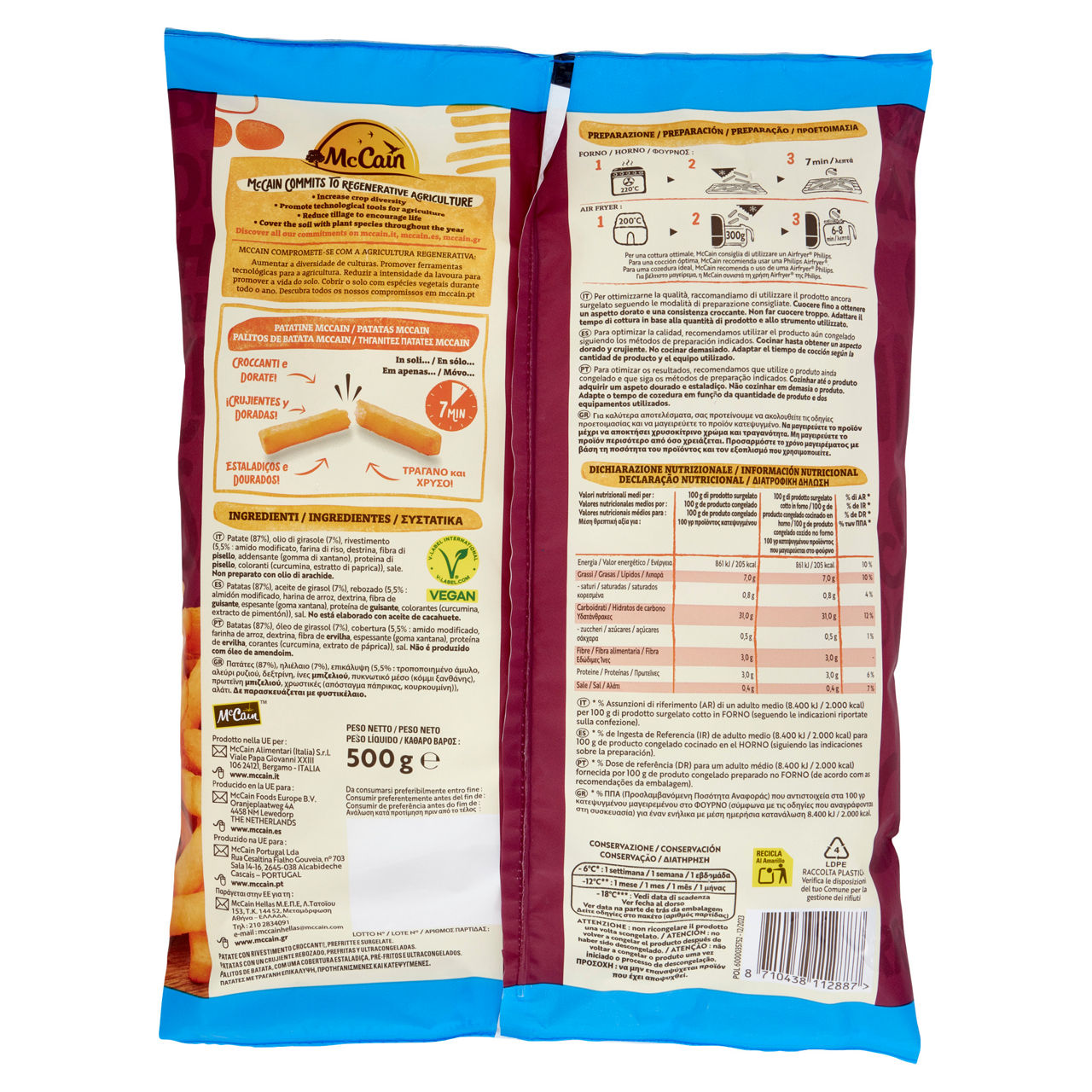 Patate croccanti prefritte e surgelate 500 gr - Immagine 31