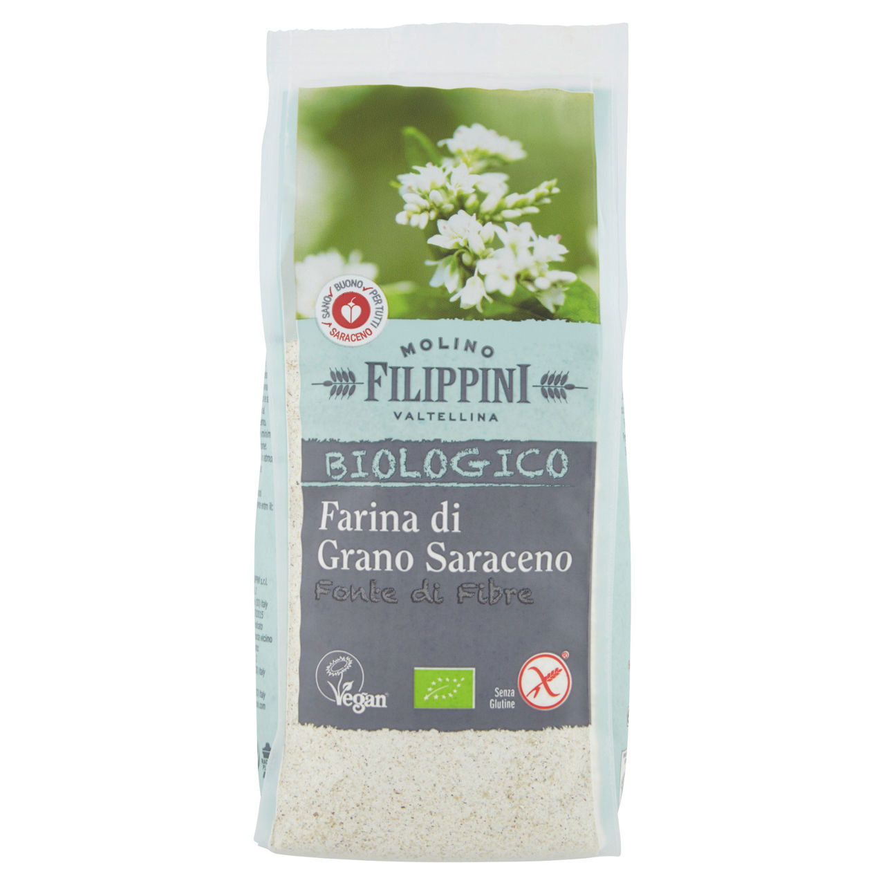 Farina di Grano Saraceno senza glutine bio 500 gr - Immagine 01