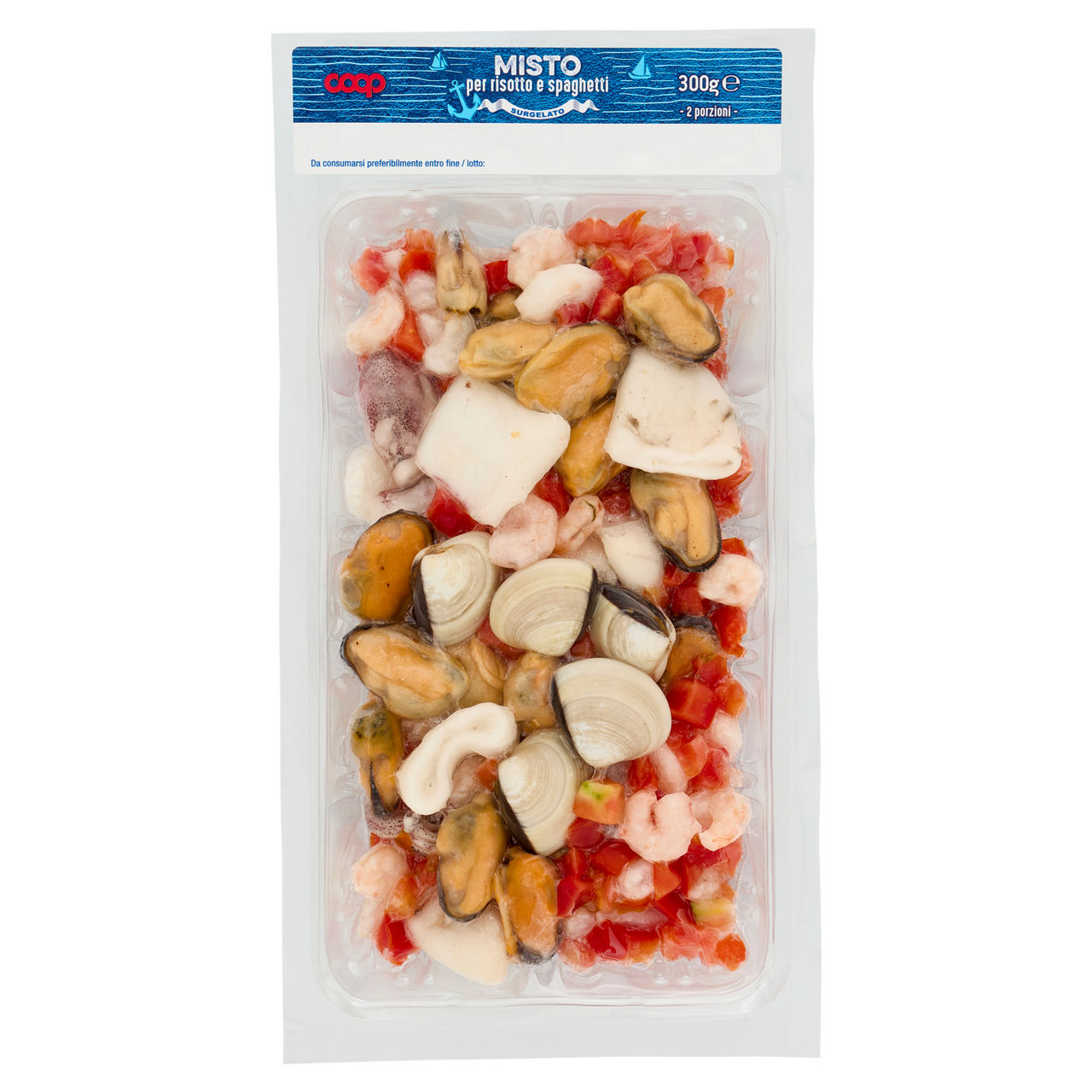 Misto mare per risotto e spaghetti surgelato 300 gr - Immagine 01