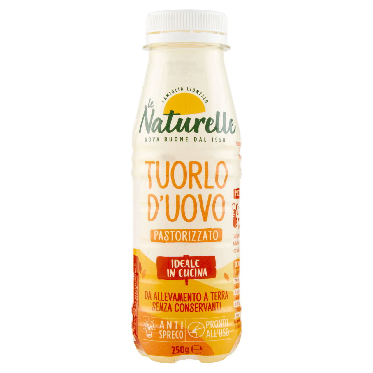 Tuorlo d'uovo pastorizzato 250 gr - Immagine 01