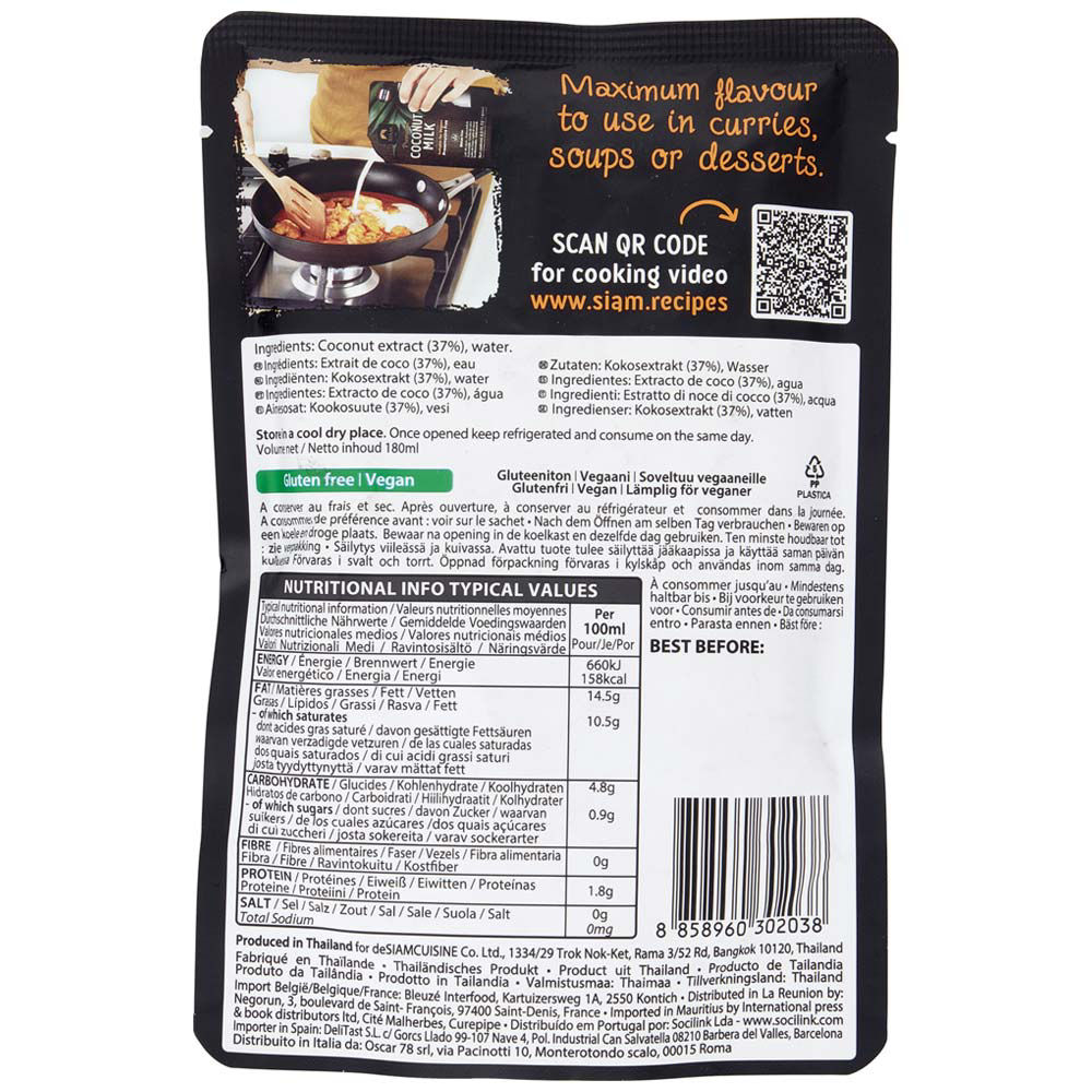 Latte di cocco per cucina 180 gr - Immagine 21