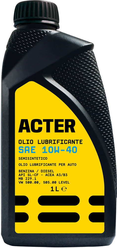 Olio lubrificante per auto SAE 10W-40 1 lt