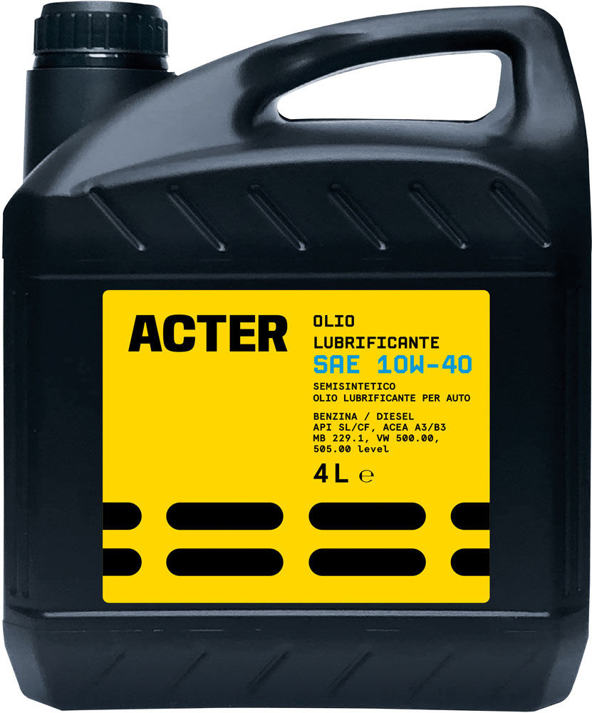 Olio lubrificante per auto SAE 10W-40 4 lt - Immagine 01