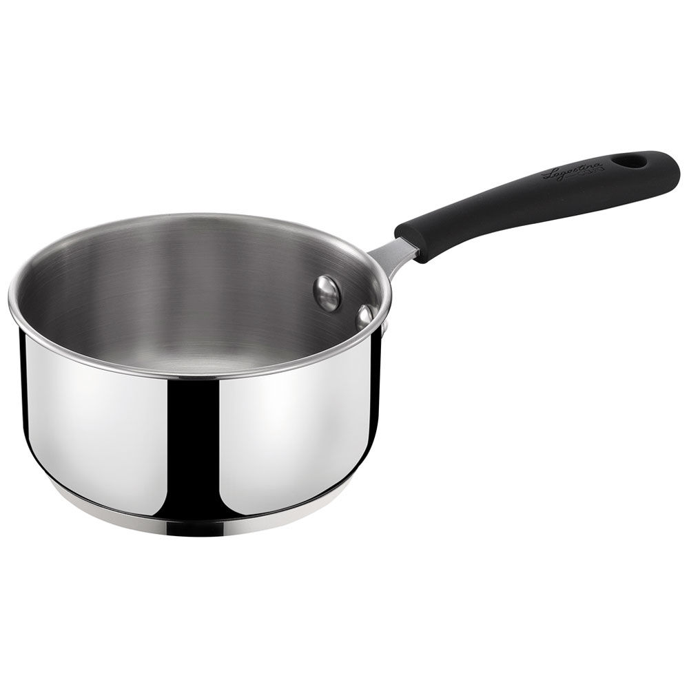 Casseruola fonda con manico lungo in acciaio 14 cm Gioiosa