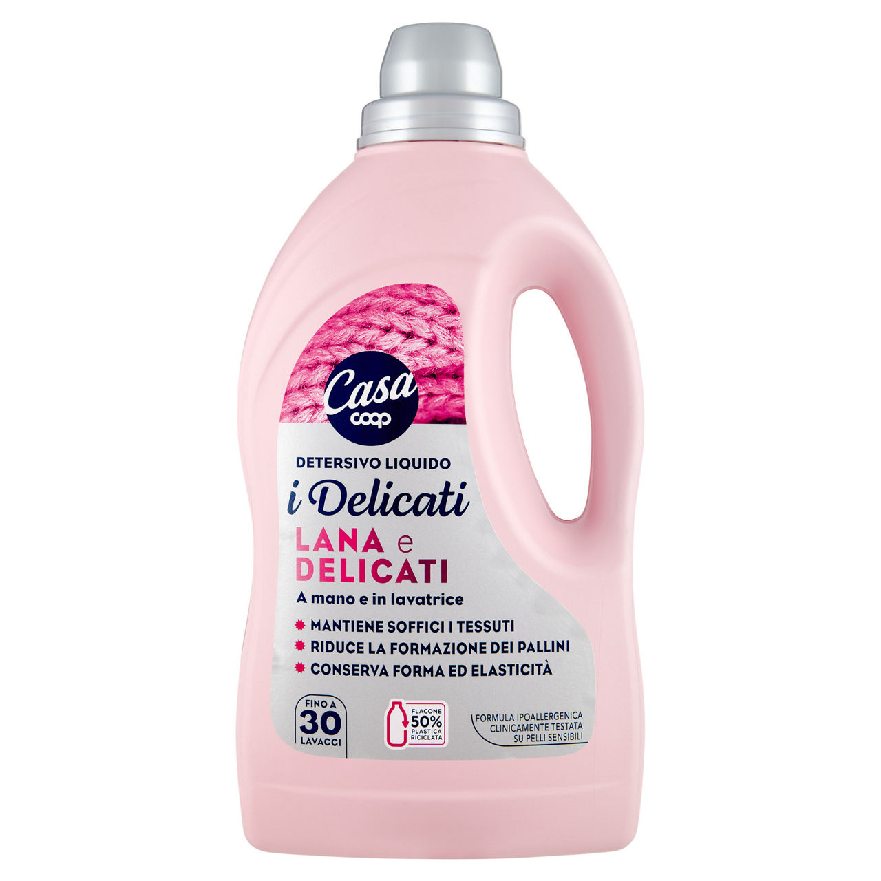 Detersivo lavatrice lana e delicati coop casa i delicati rosa 30 mis.l 1,5 - Immagine 01