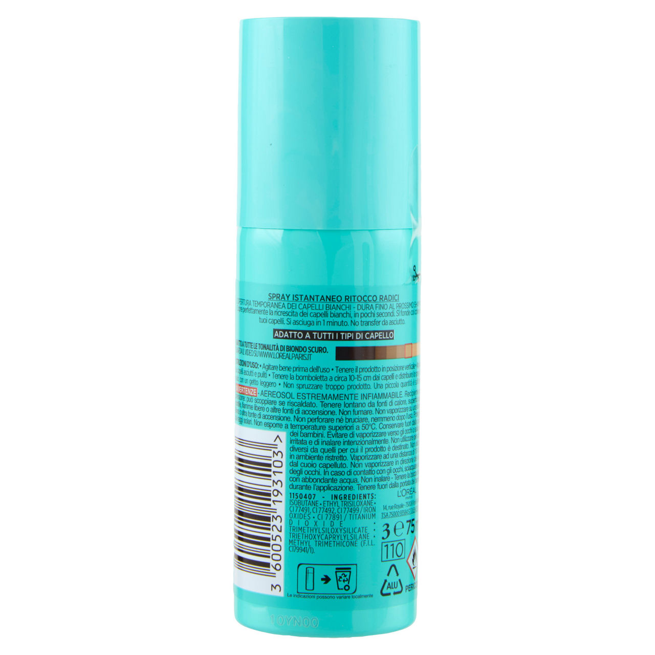 Spray istantaneo l'oreal ritocco perfetto 4 biondo scuro pz 1 - Immagine 51