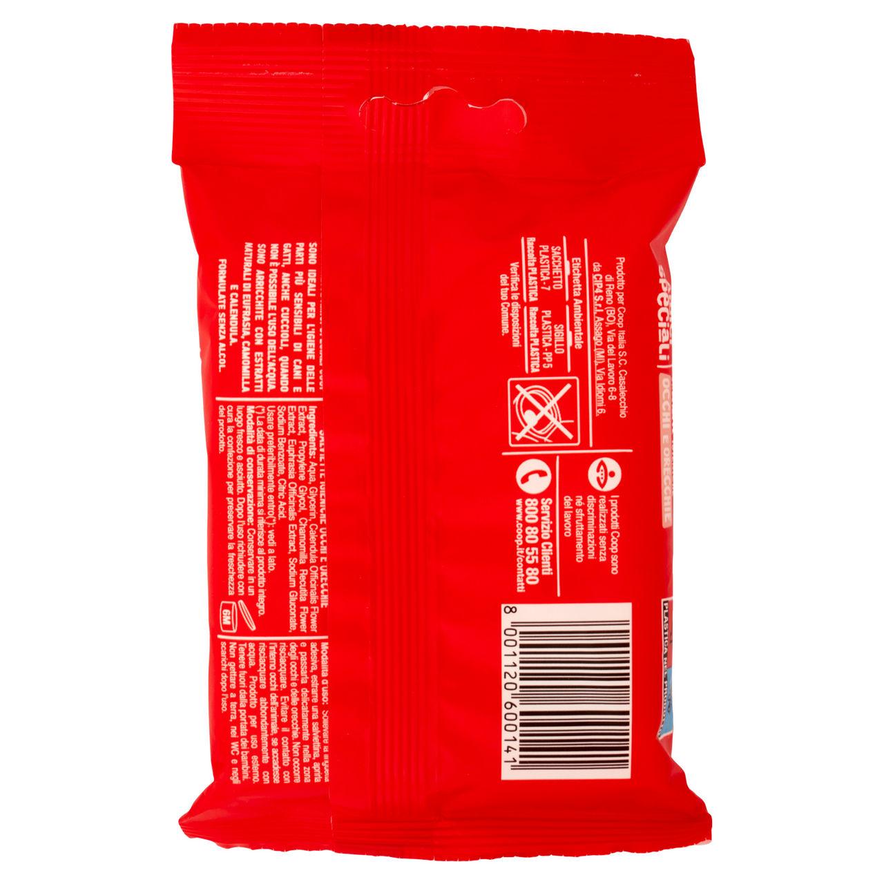 Salviette igieniche per occhi e orecchie 20x20 cm 15 pz - Immagine 21