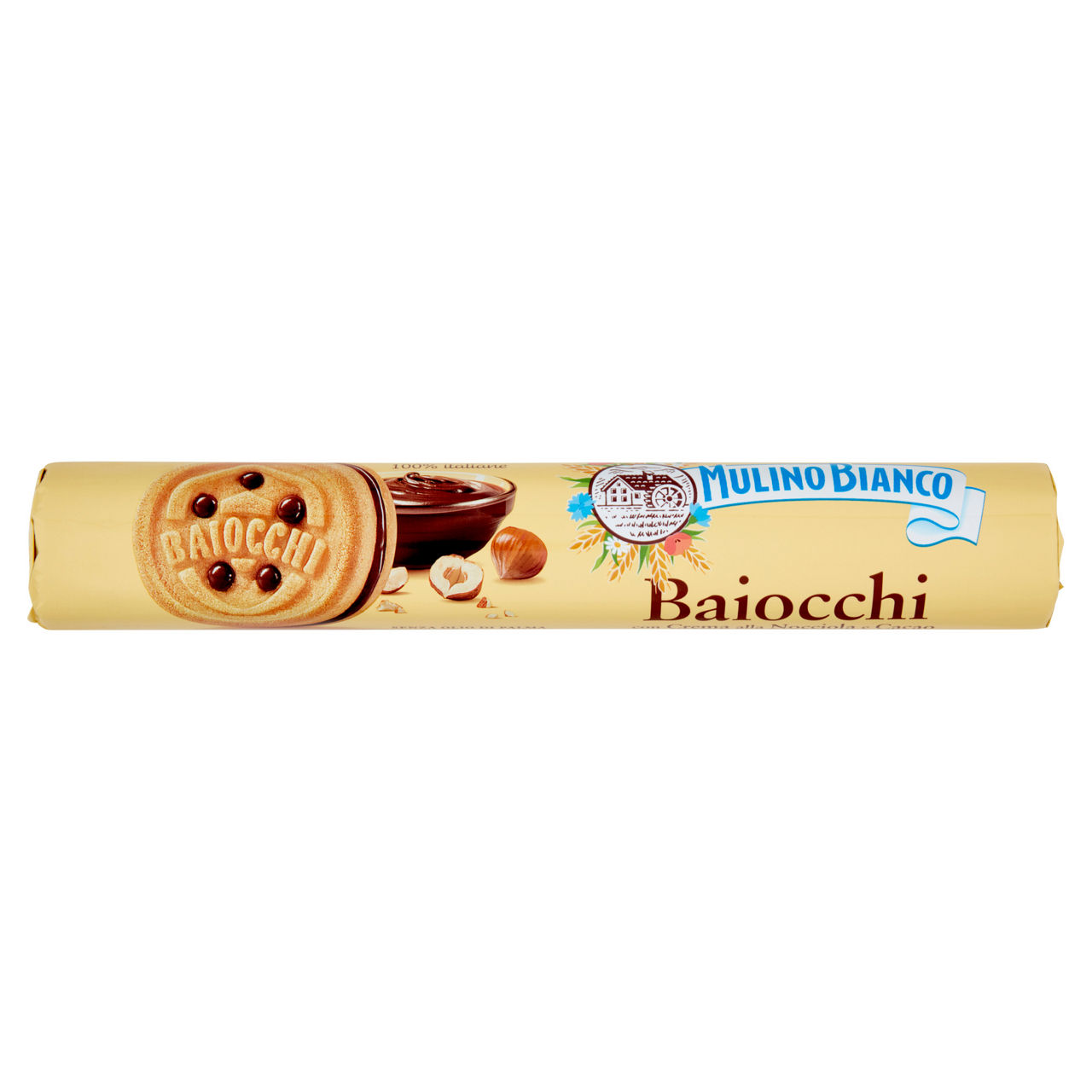 Biscotti Baiocchi con crema alla nocciola e cacao 168 gr - Immagine 01
