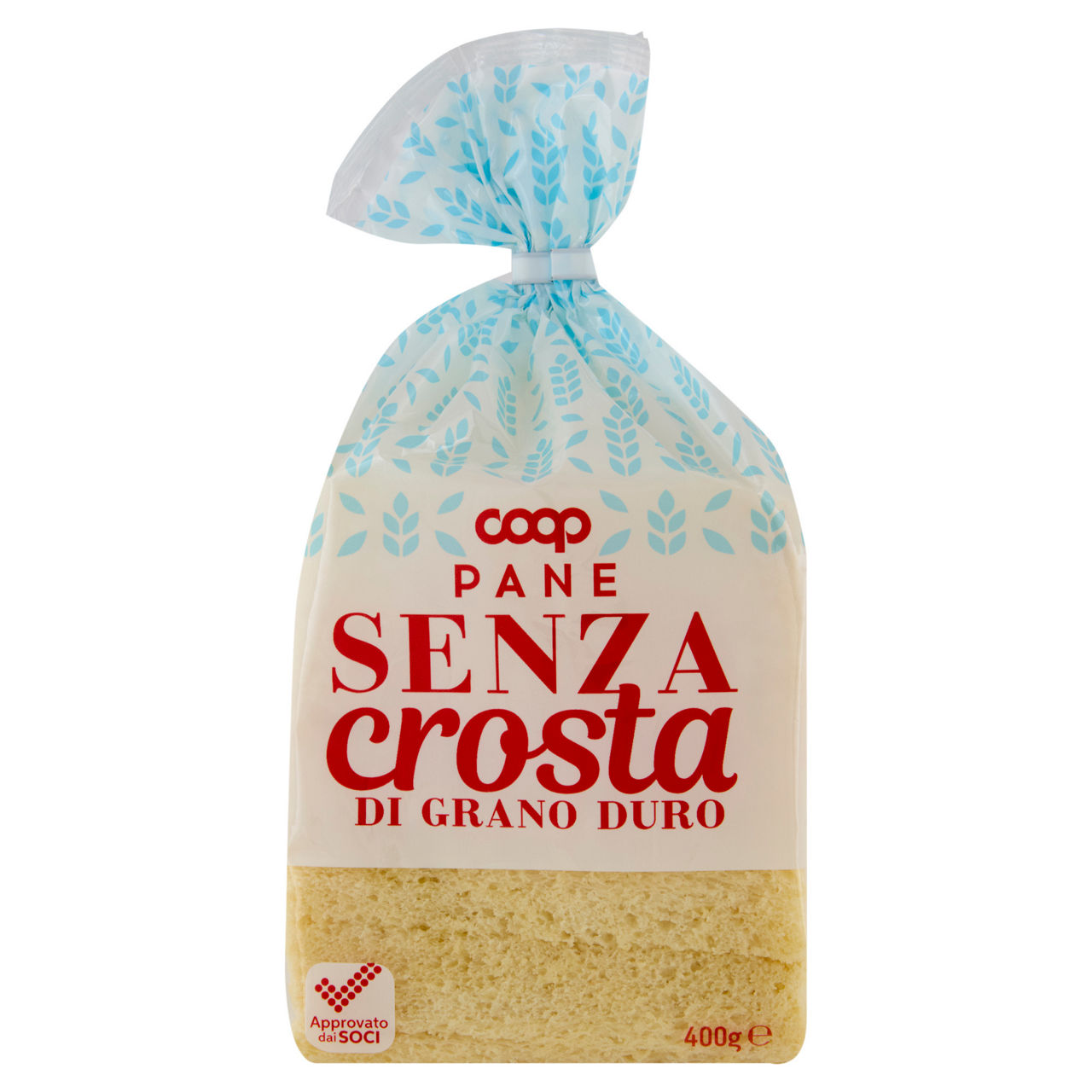 Pane senza crosta di grano duro coop g 400