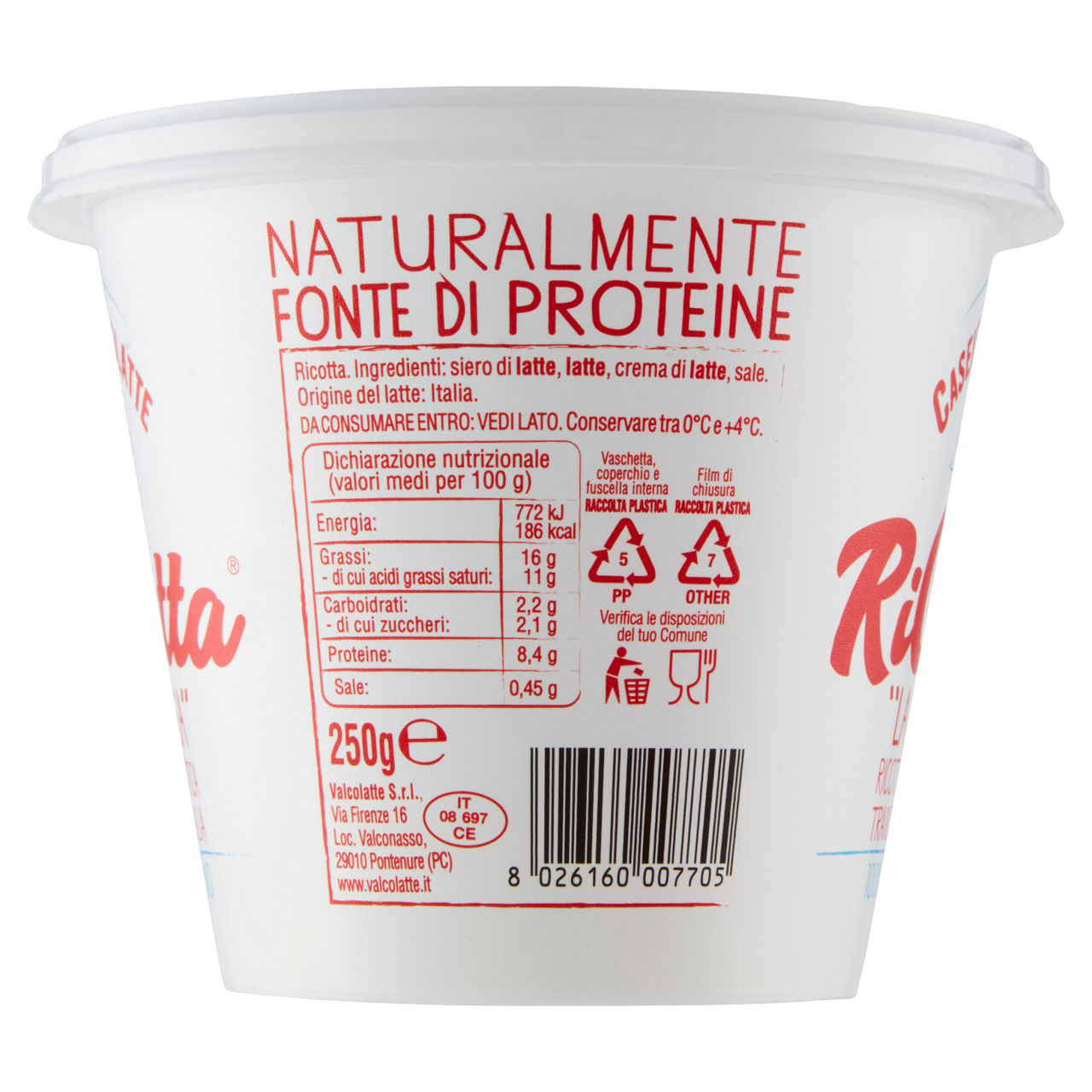Riccotta la gustosa 250 gr - Immagine 11