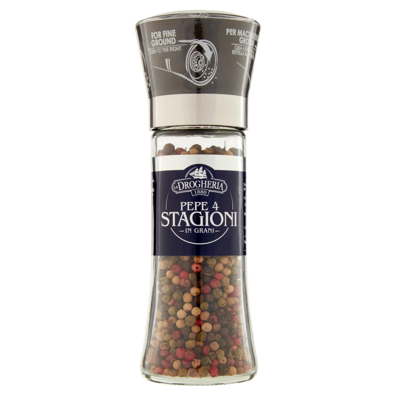 Pepe quattro stagioni in grani con tappo macina 85 gr - Immagine 01