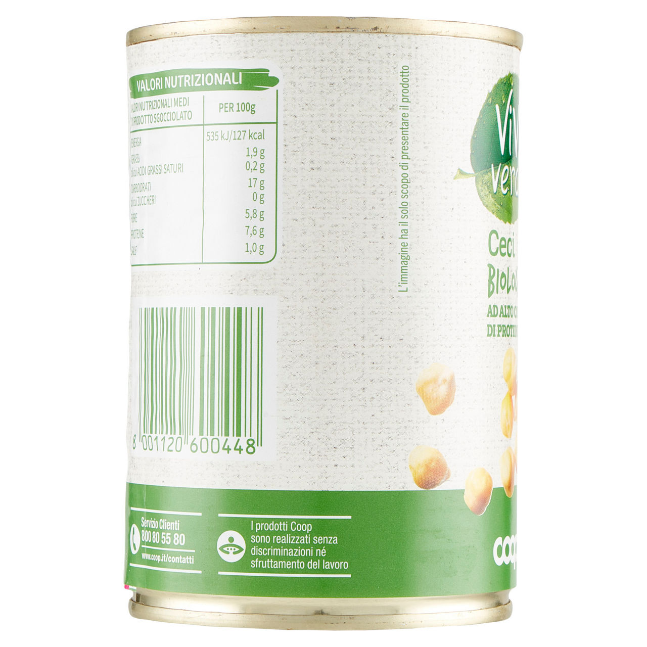 Ceci biologici vivi verde 400 g - Immagine 51