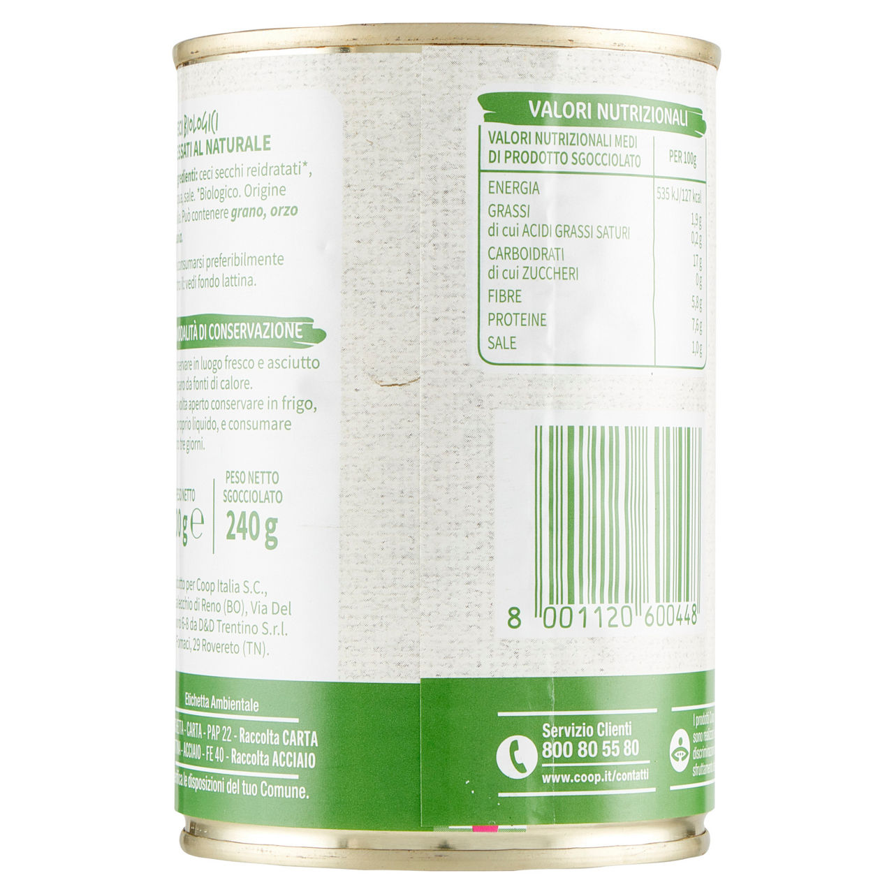 Ceci biologici vivi verde 400 g - Immagine 31