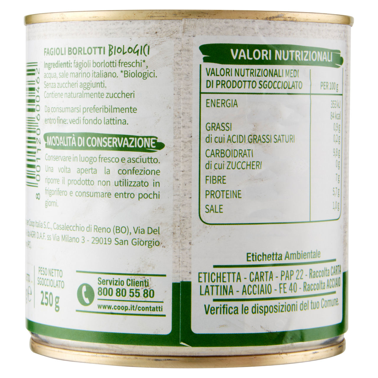 Fagioli borlotti biologici vivi verde 400 g - Immagine 21