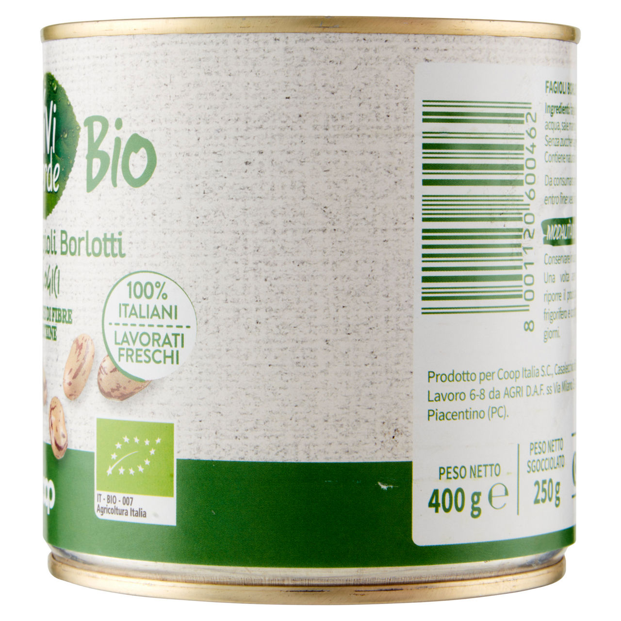 Fagioli borlotti biologici vivi verde 400 g - Immagine 31
