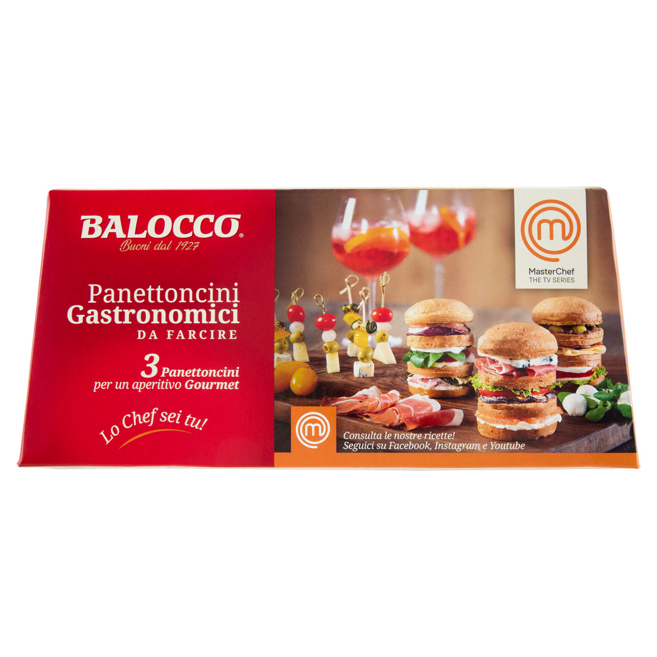 Mini panettone gastronomico masterchef  3 pz 240 gr - Immagine 01