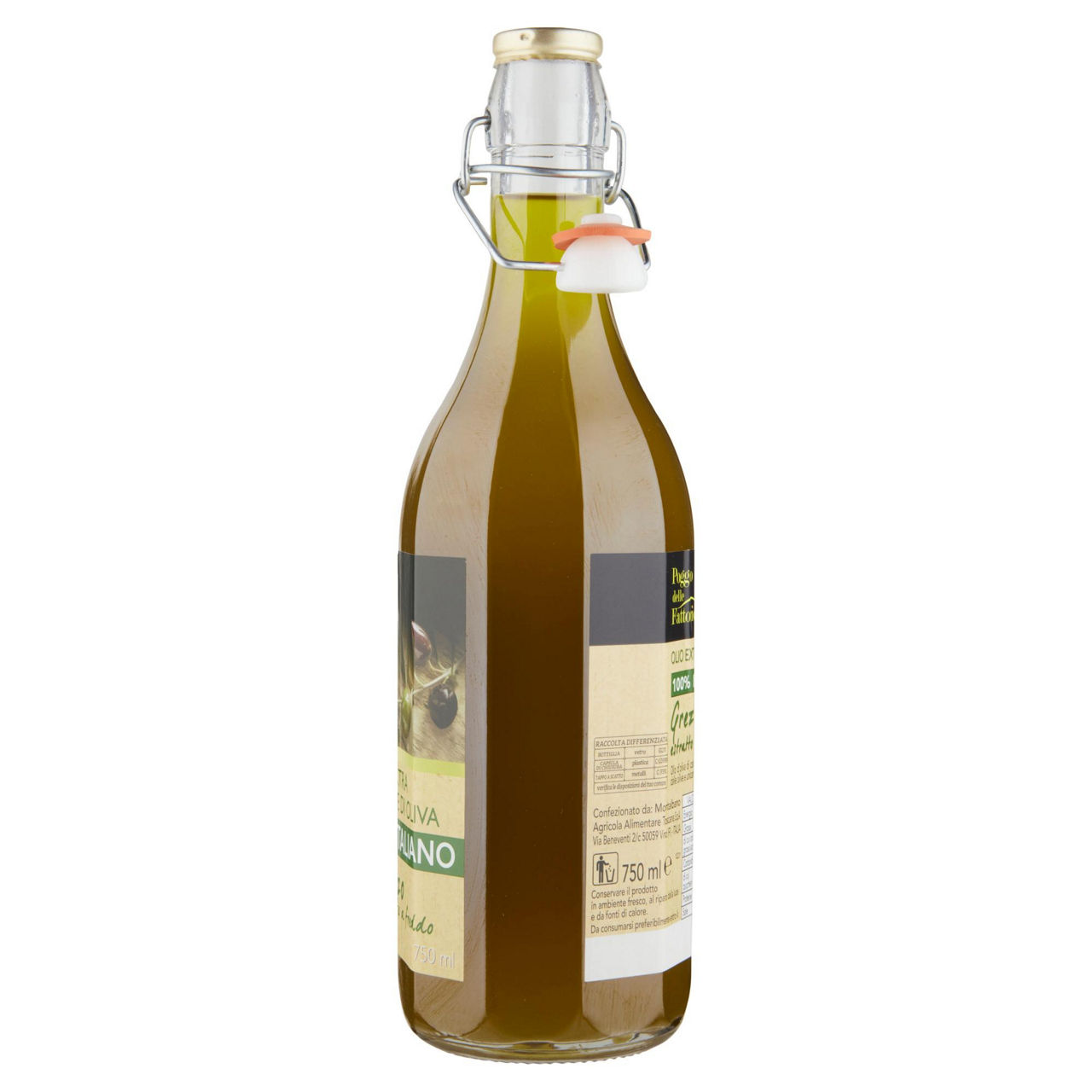 Olio ex.vergine grezzo 100% italiano poggio delle fattorie 750ml - Immagine 51