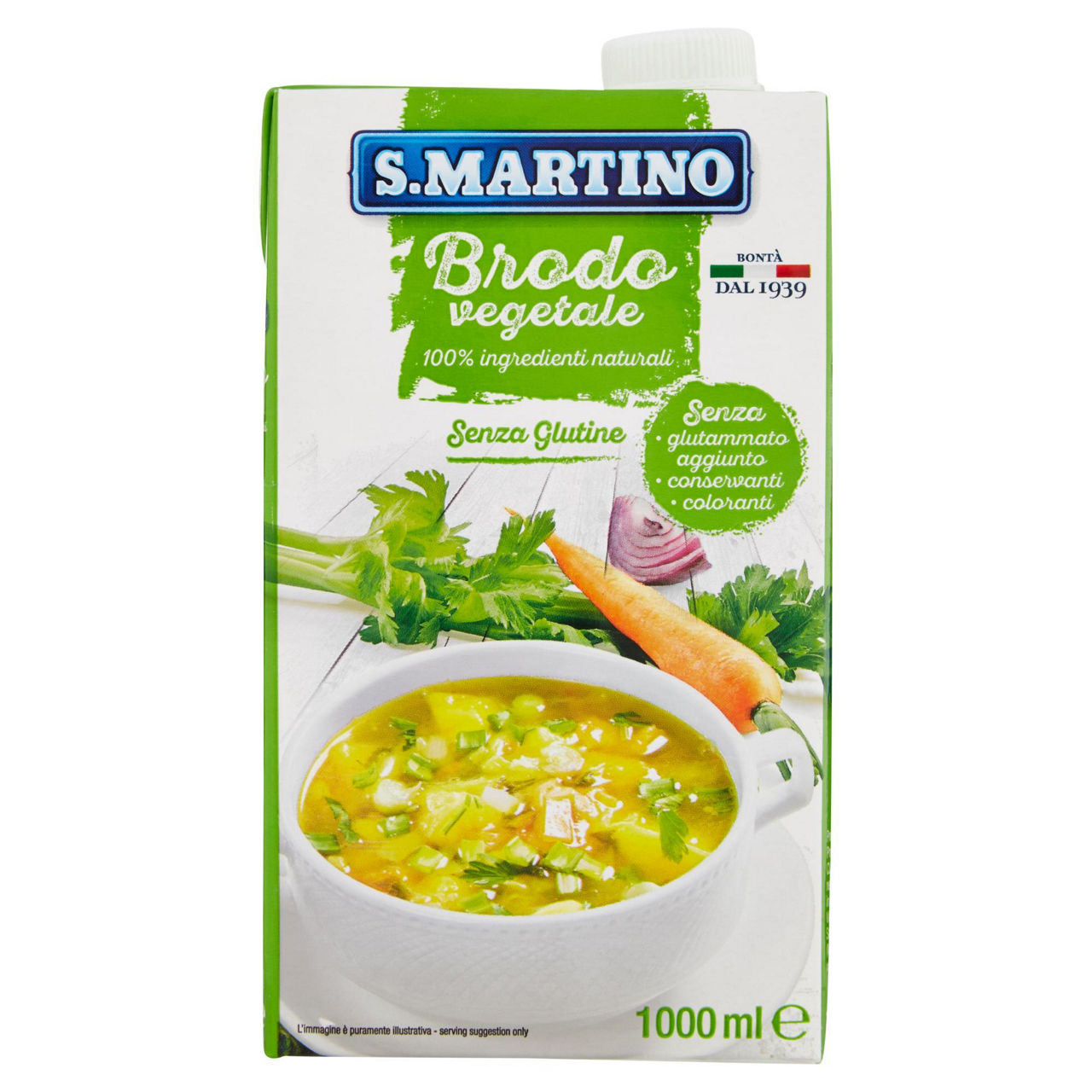 BRODO PRONTO VEGETALE S. MARTINO 1 LT - Immagine 01