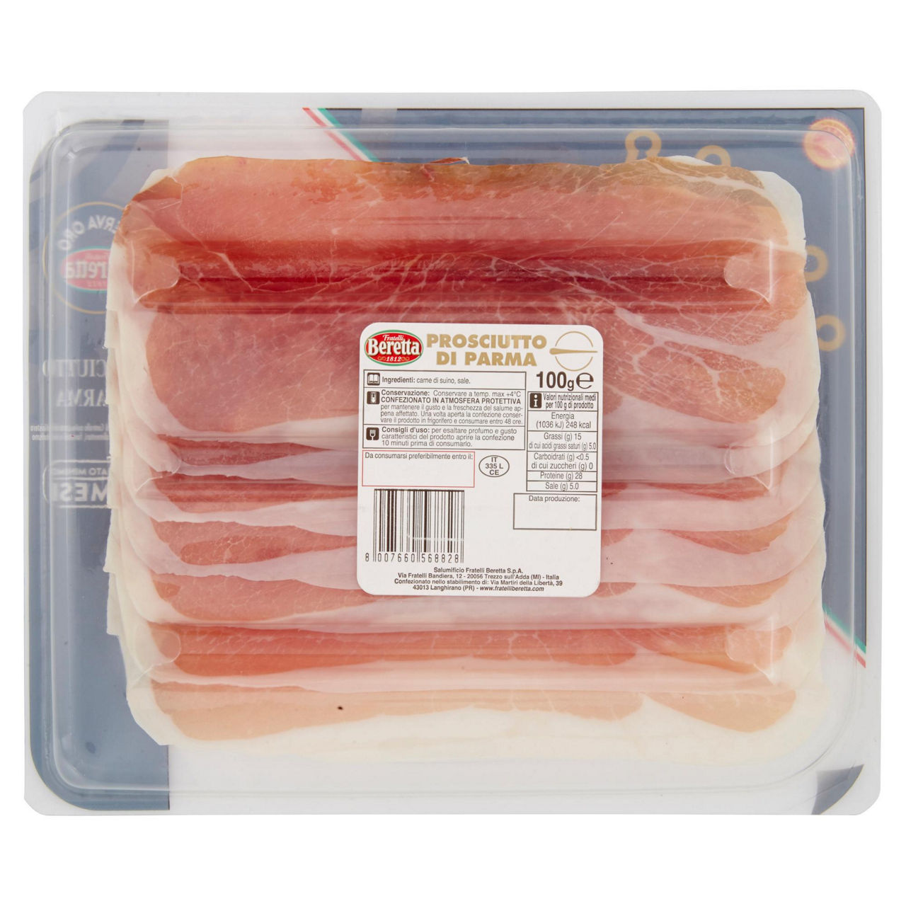 Prosciutto di Parma DOP stagionato minimo 16 mesi affettato 100 gr - Immagine 11