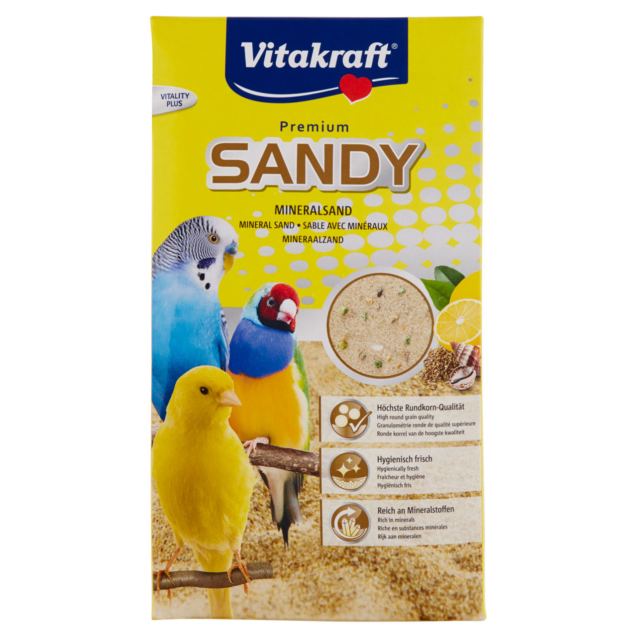 Sabbia per uccelli vitakraft cartone 2 kg. - Immagine 01