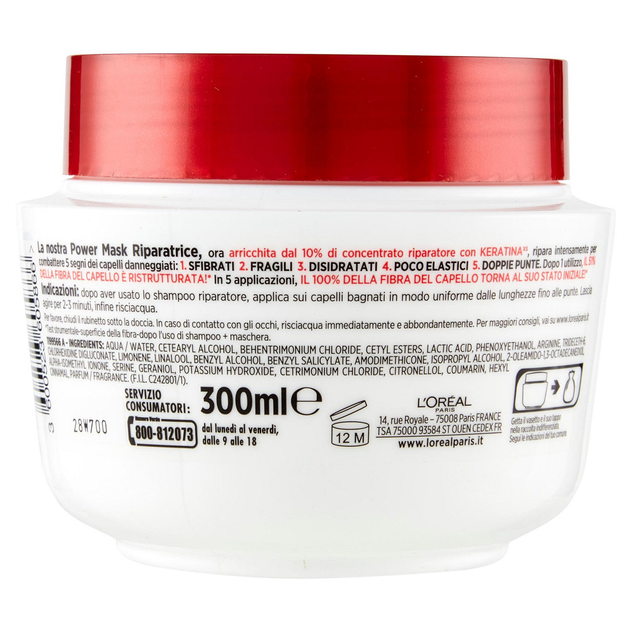 Maschera per capelli Total Repair 5 riparatrice 300 ml - Immagine 31