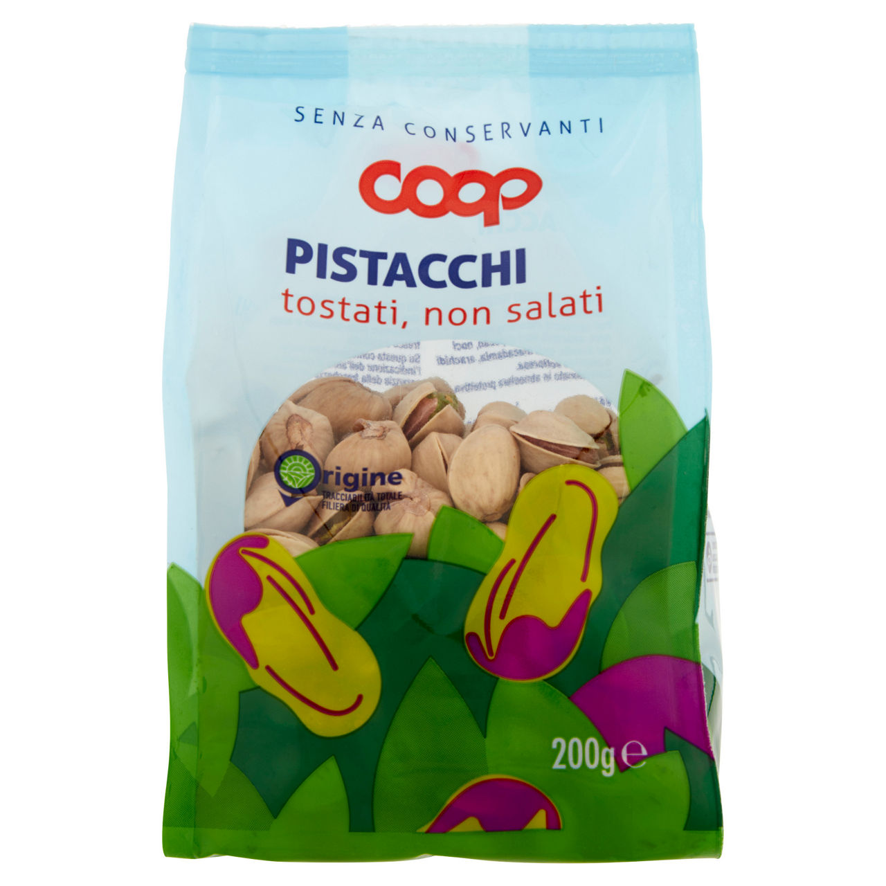 Pistacchi tostati non salati 200 gr - Immagine 01