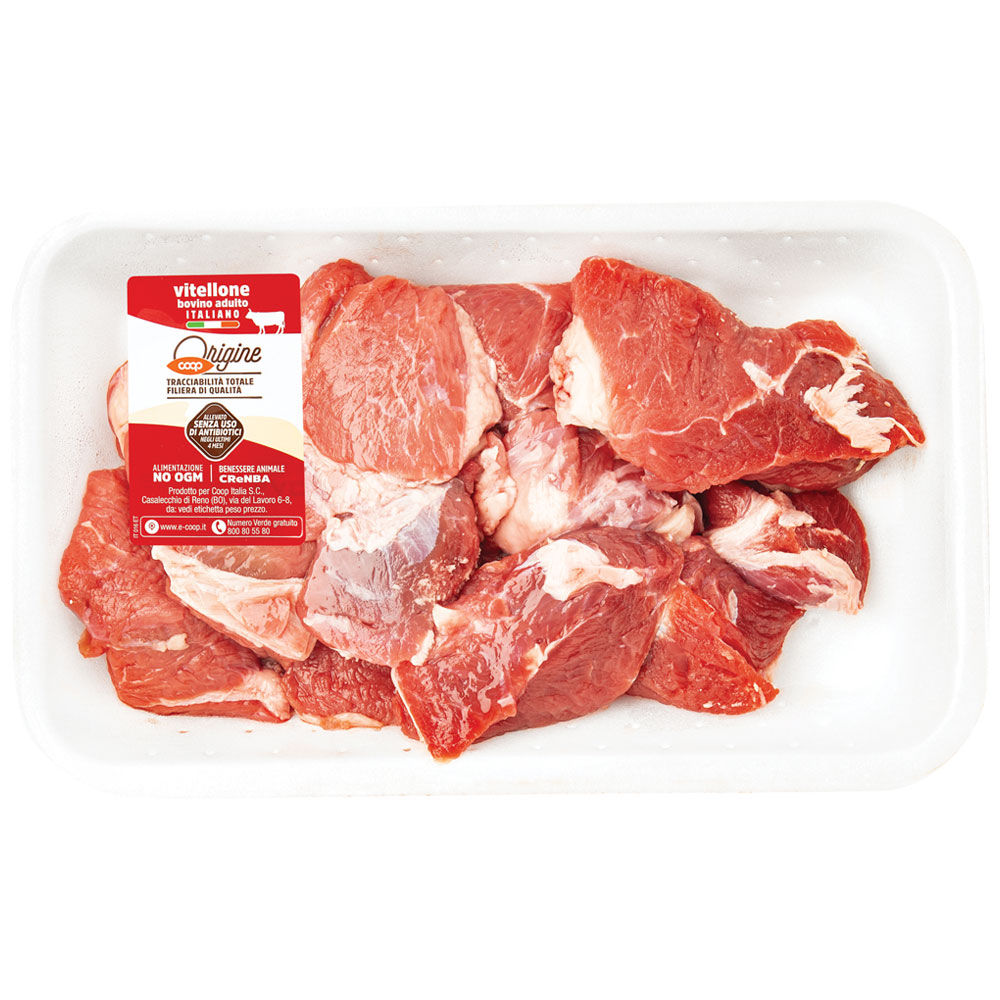 Spezzatino di bovino adulto
