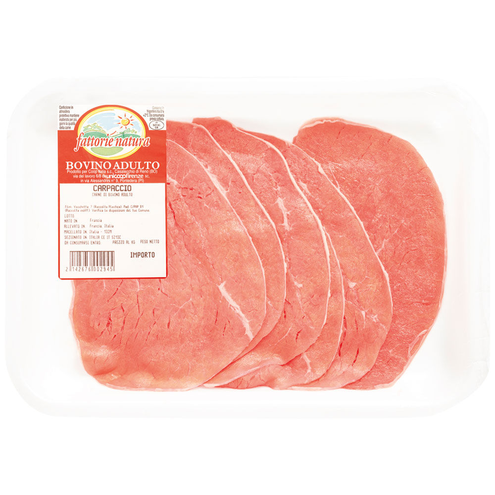Carpaccio di bovino adulto - Immagine 01