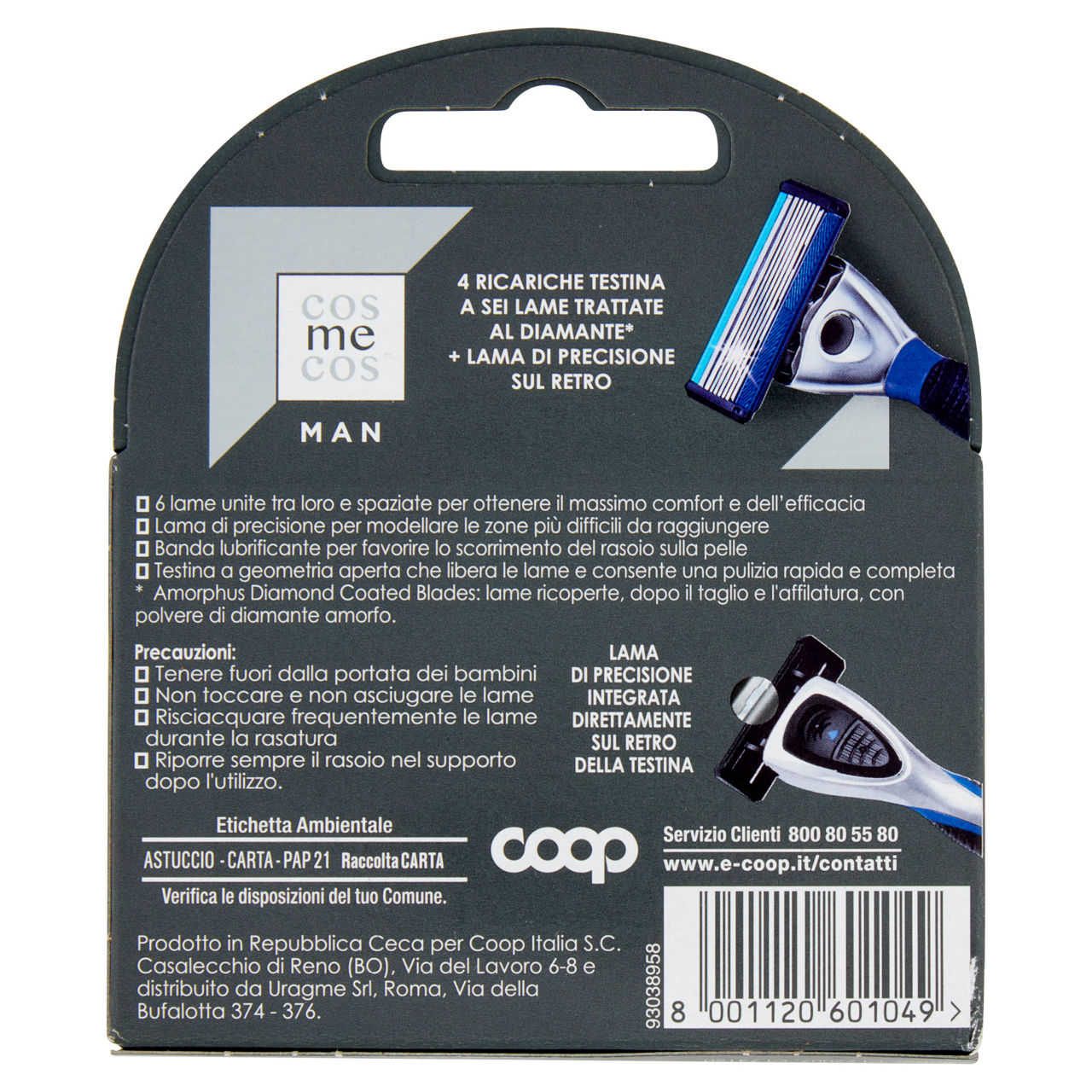 Ricariche sistema sei lame io coop uomo pz 4 - Immagine 31