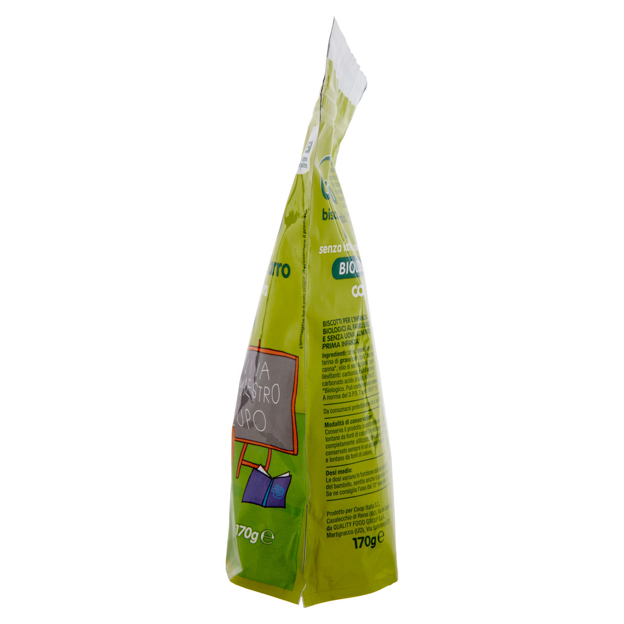 BISCOTTI BIO CRESCENDO COOP SENZA LATTE E SENZA UOVA CON FARRO GR 170 - Immagine 61