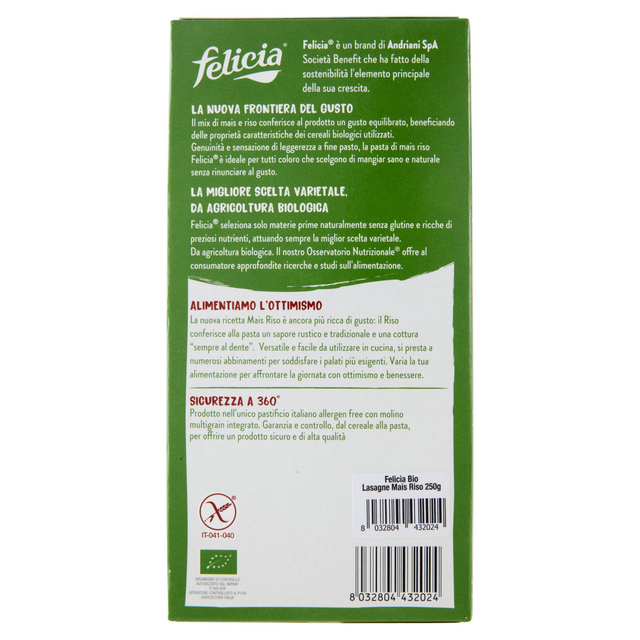 Lasagne di mais e riso senza glutine bio 250 gr - Immagine 11