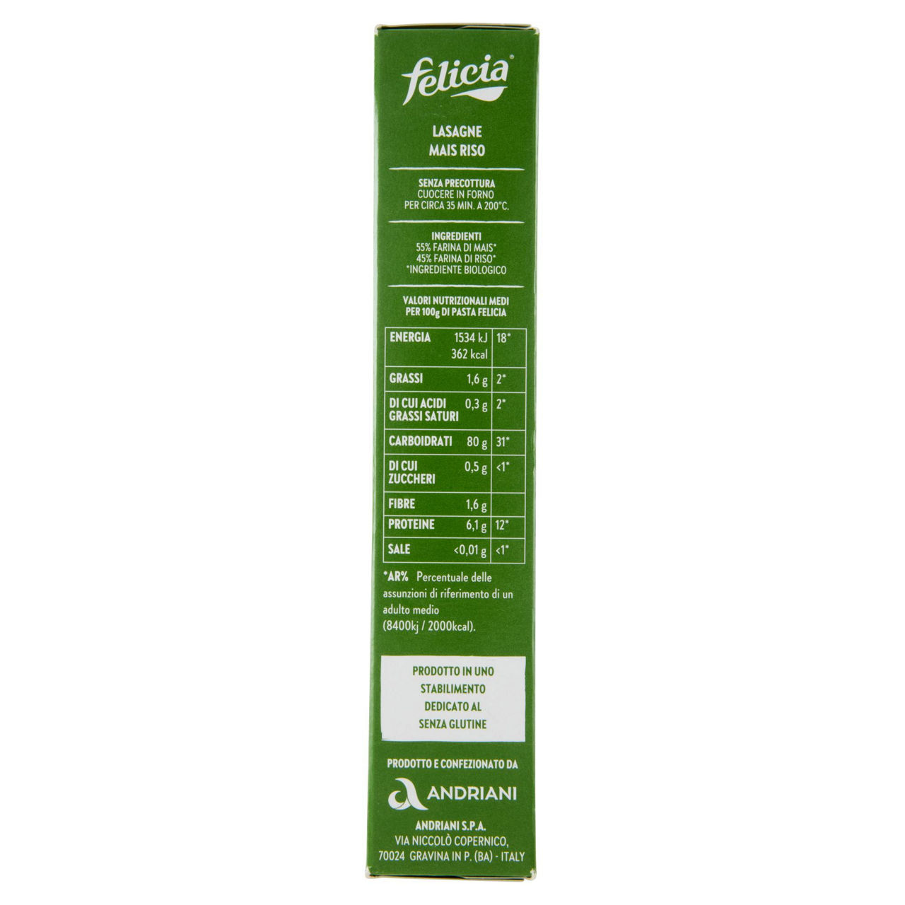Lasagne di mais e riso senza glutine bio 250 gr - Immagine 41
