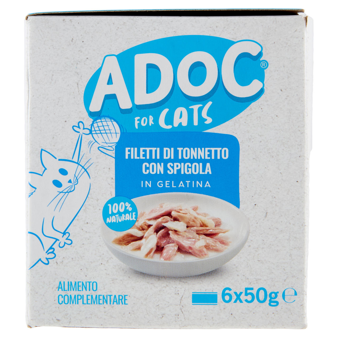 Umido per gatti filetti d tonnetto con spigola 6 pz x 50 gr - Immagine 11