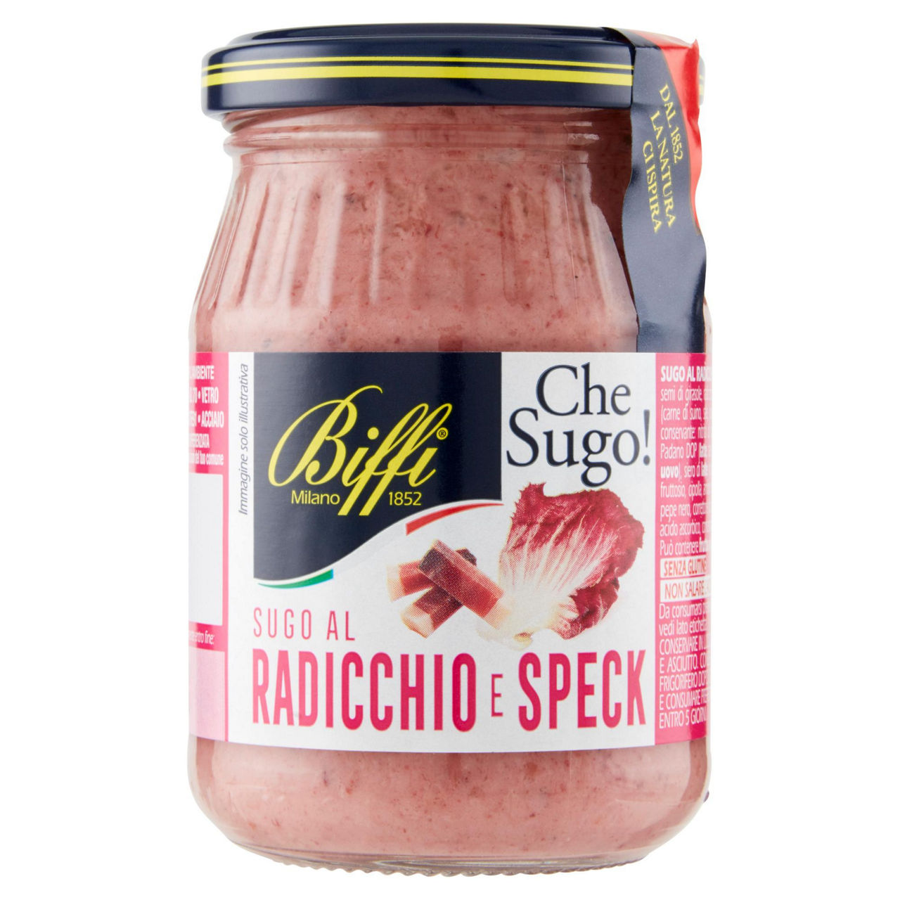 Sugo radicchio e speck 190 gr - Immagine 01