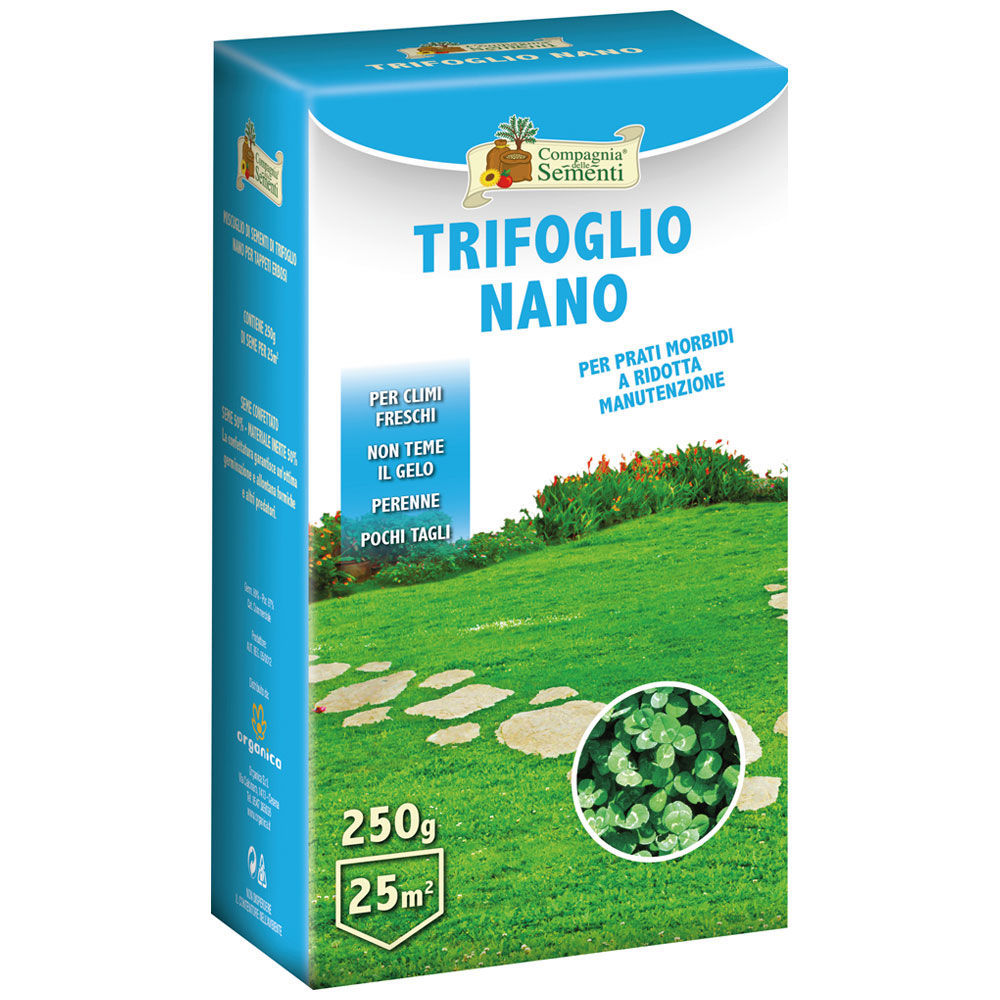 Prato trifoglio nano a ridotta manutenzione 250 gr