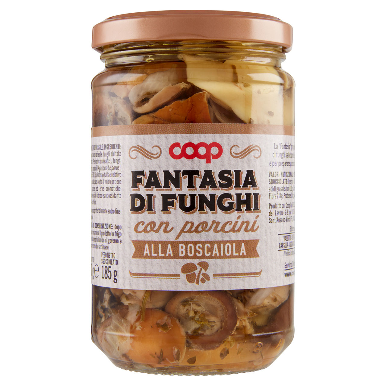 Fantasia di funghi con porcini coop v.v. g 280 - Immagine 01