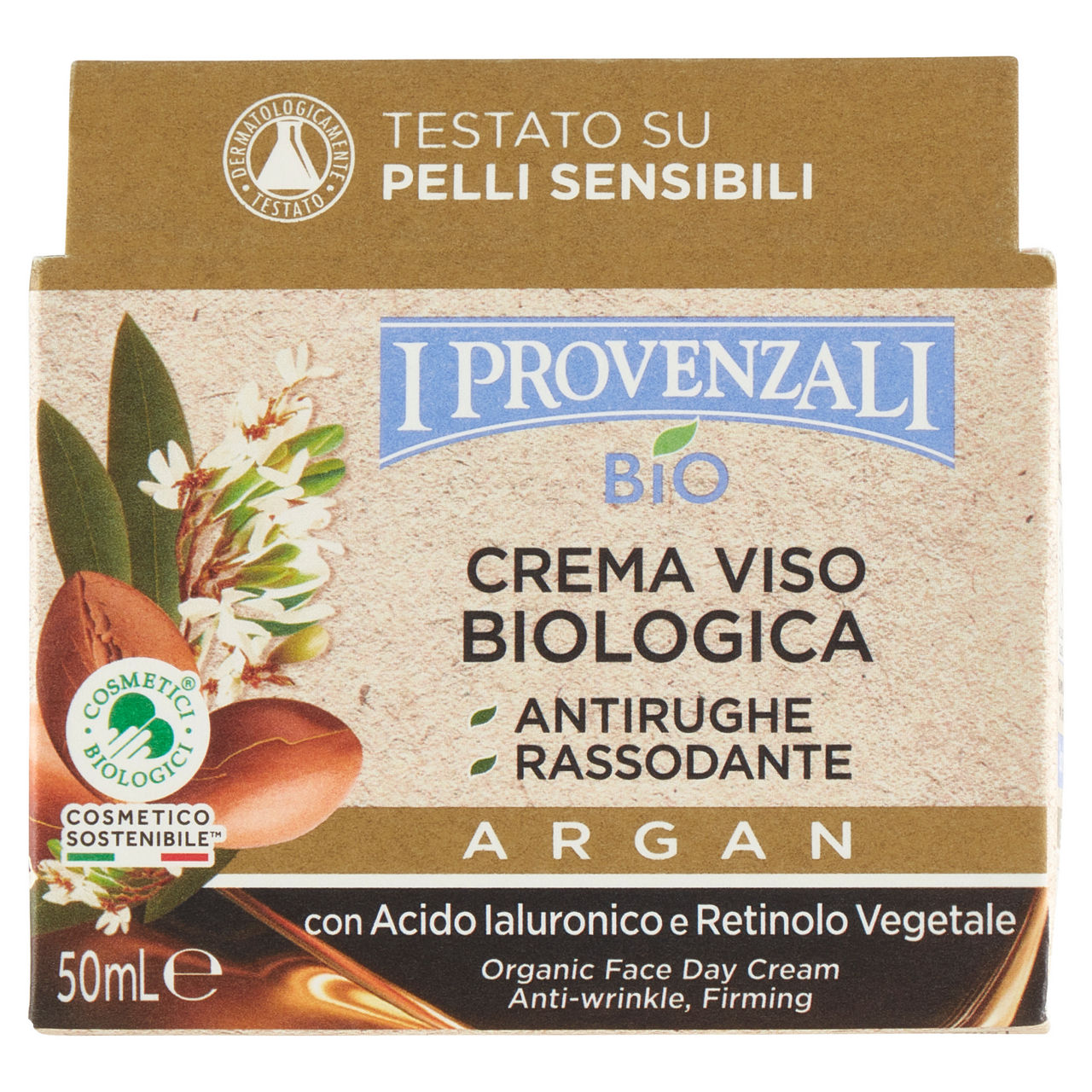 Crema viso anti rughe rassodante argan 50 ml