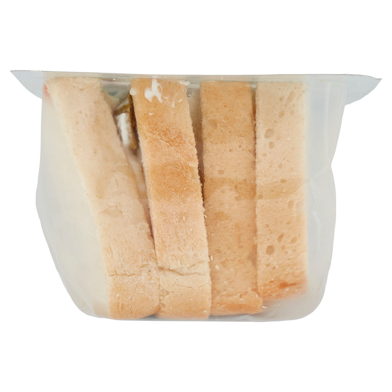 Tramezzini farciti con mozzarella pomodori e olive verdi 2 pz 150 gr - Immagine 21