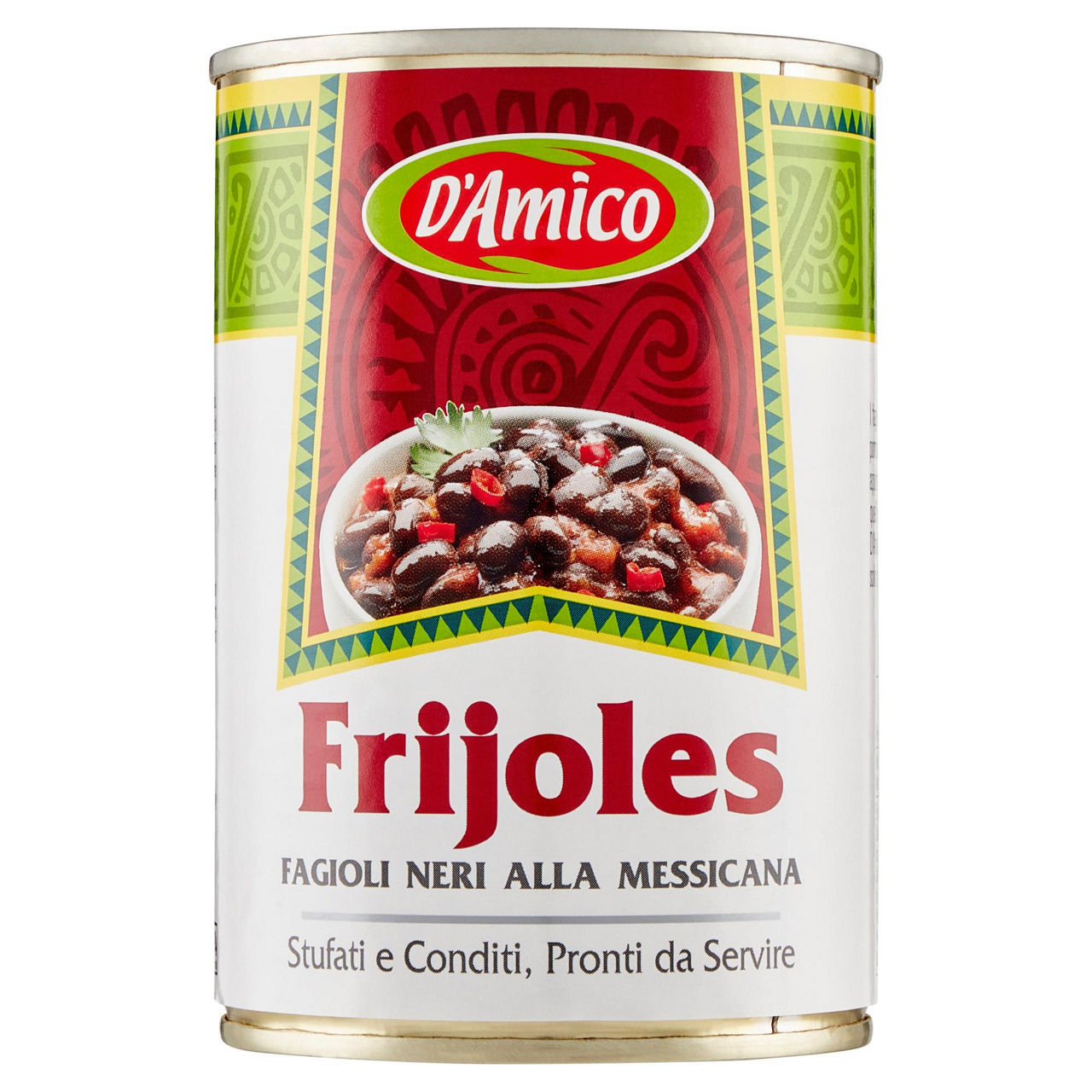 Fagioli neri alla messicana frijoles gr 400 - Immagine 01