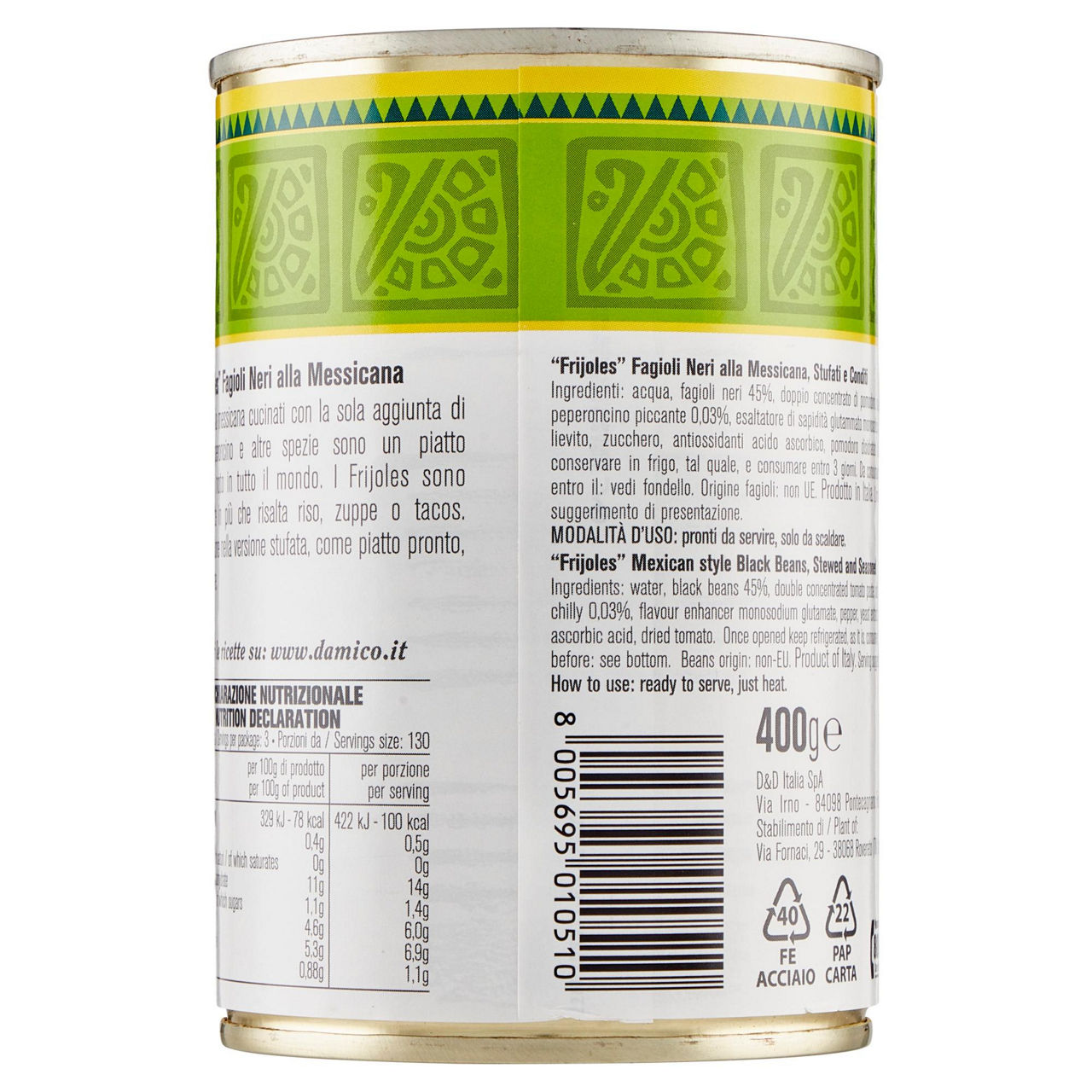 Fagioli neri alla messicana frijoles gr 400 - Immagine 51