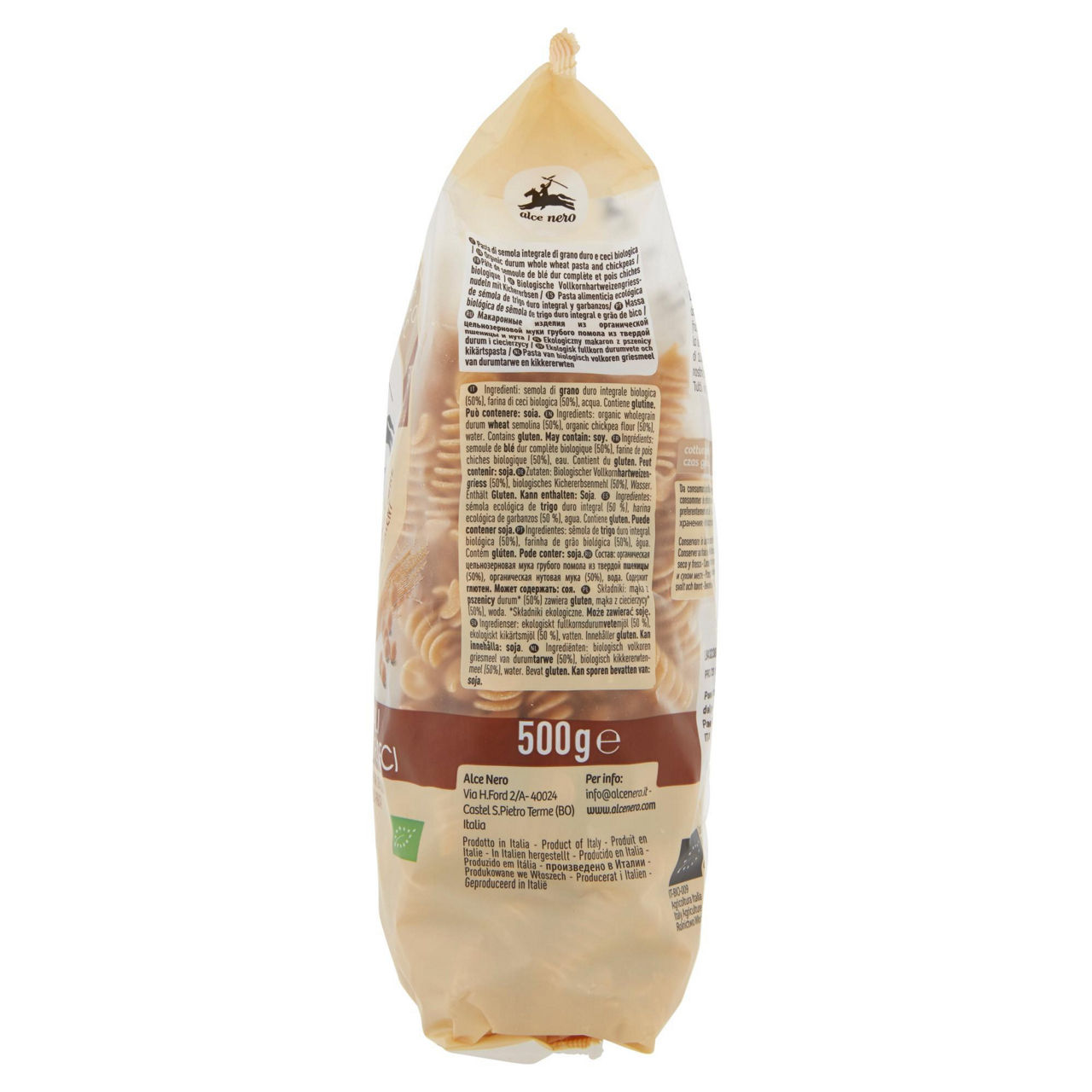 Fusilli integrali di grano duro e ceci bio 500g - Immagine 31