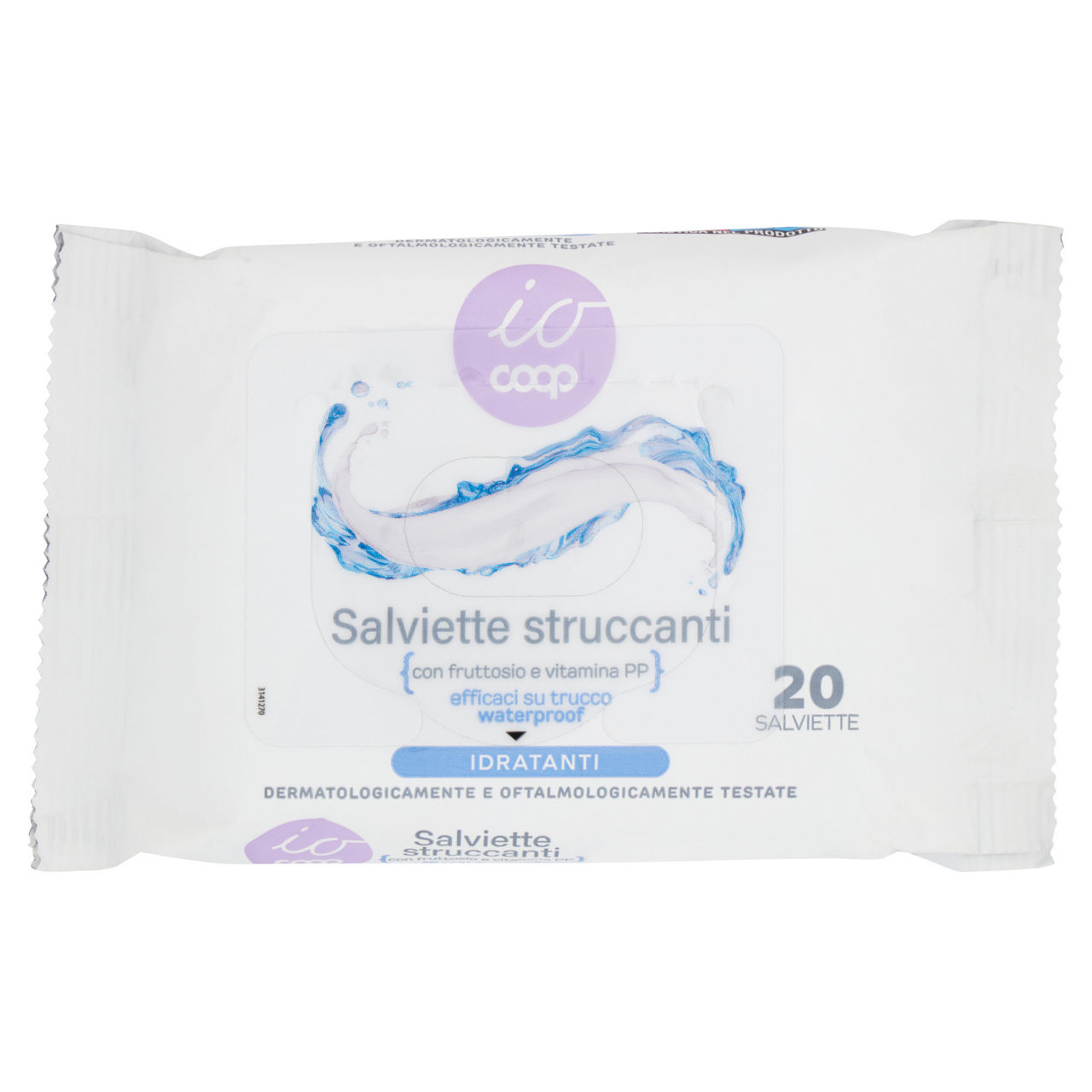 Salviette struccanti  extra idratazione io coop pz.20