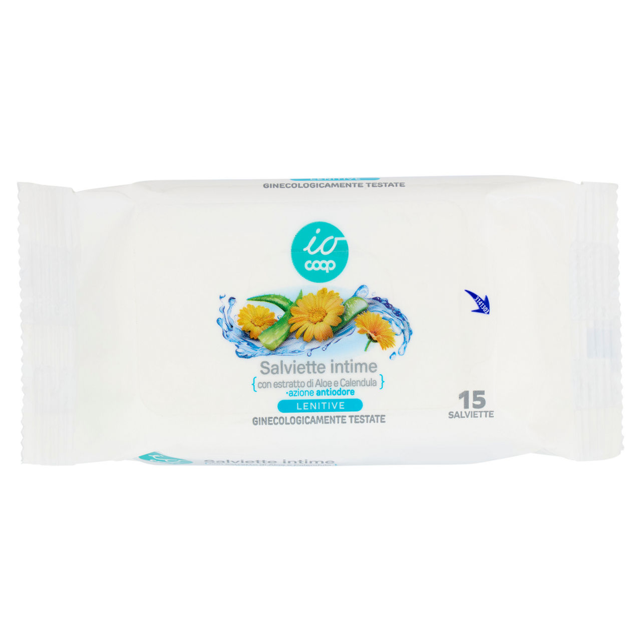 Salviette intime lenitive io coop pz.15 - Immagine 01