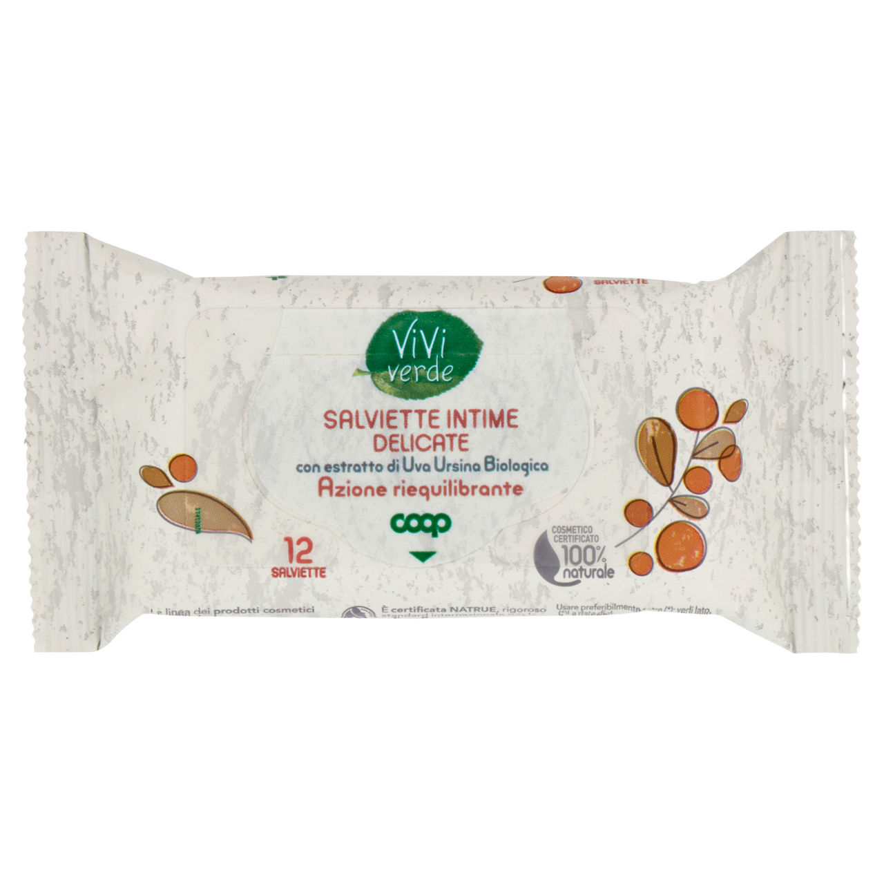 Salviette intime delicate vivi verde 12 pz