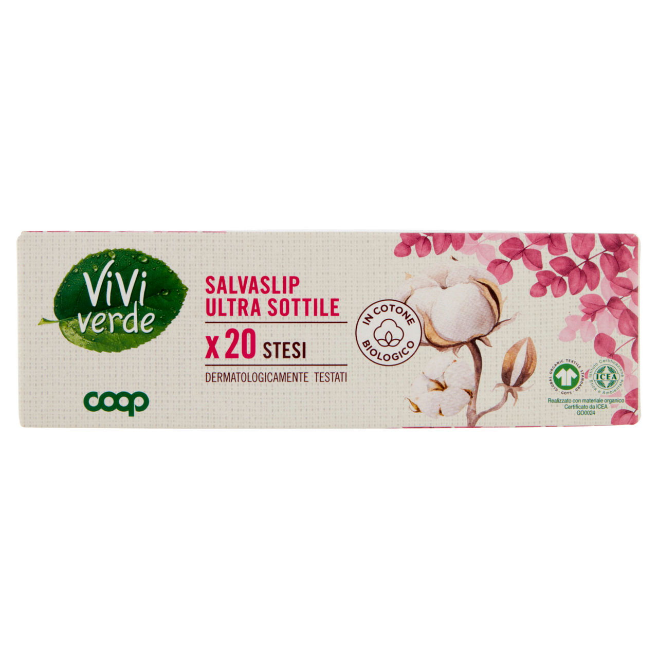 Salvaslip ultra sottili in cotone bio stesi 20 pz - Immagine 41